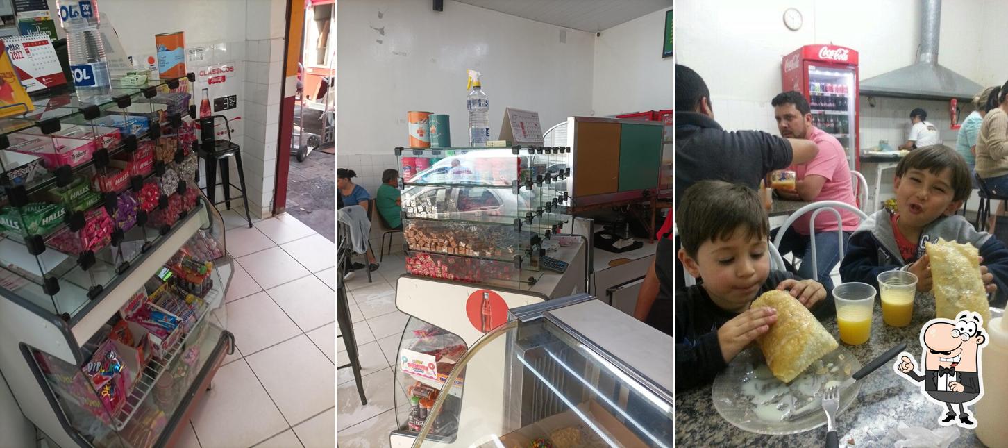 O interior do Lanchonete Primavera