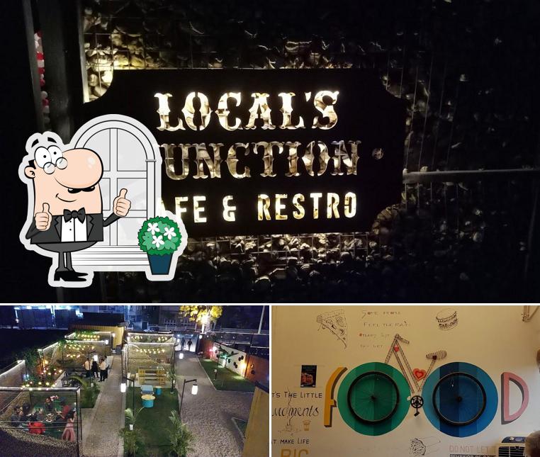 You can get some fresh air at the outside area of Locals Junction cafe
