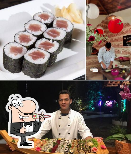 Rolos de sushi são disponibilizados no Japapeii