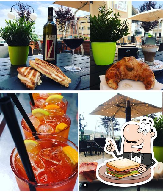 Toast al formaggio al Caffè Della Piana