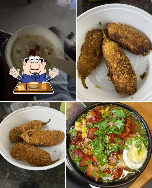 Clam chowder at DesiLicious Bajji