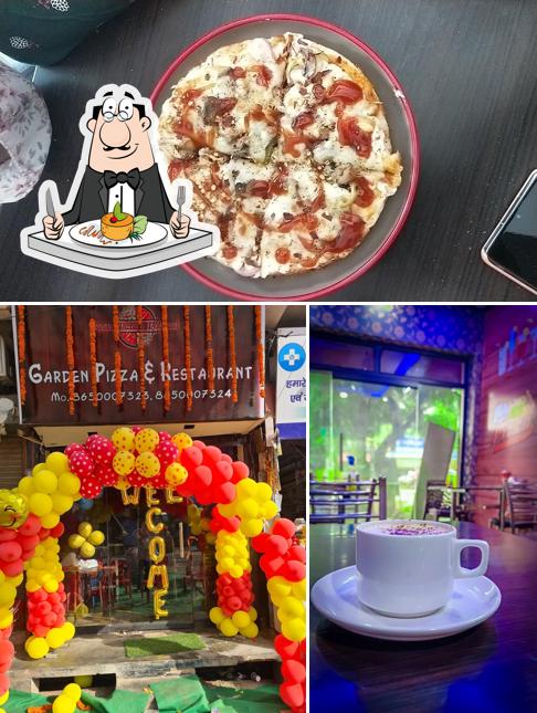 Food at Garden pizza & restaurant