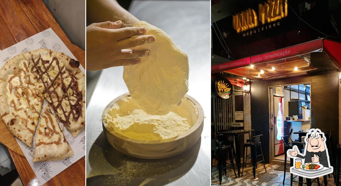 Platos en Unna Pizza