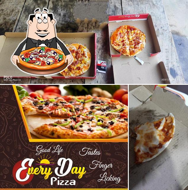 At Every Day Pizza, you can enjoy pizza