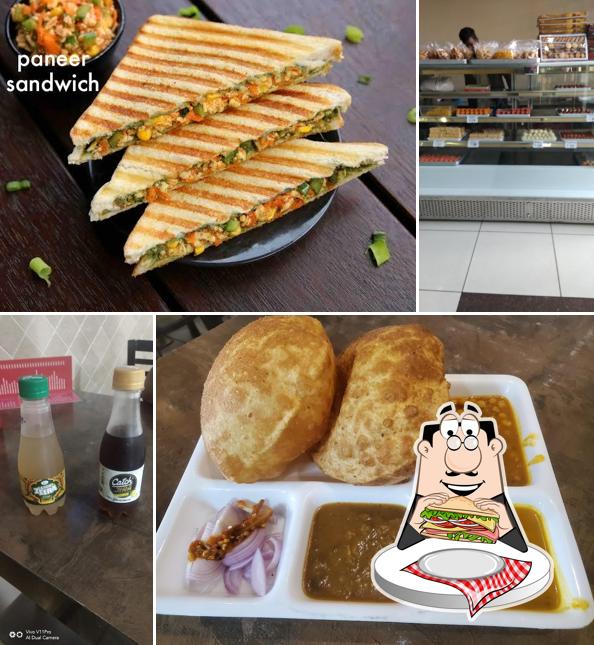 Club sandwich at Param Sweets