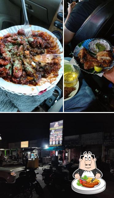The image of food and exterior at Chaudhry Chicken