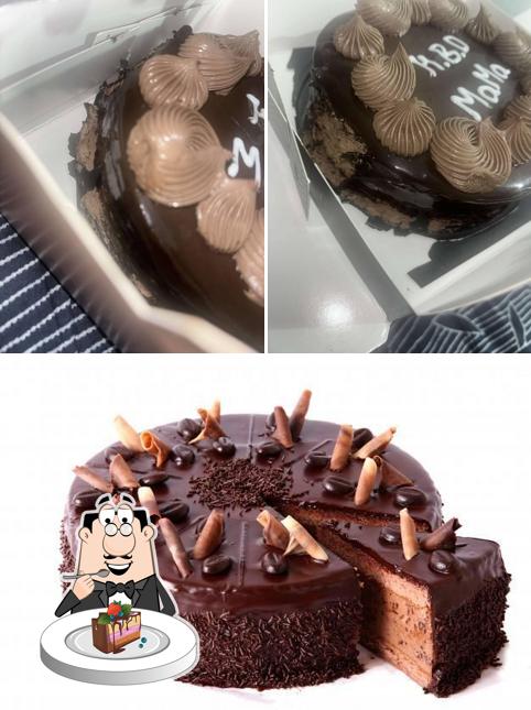 Chocolate cake at Sweet Truth Hampankatta