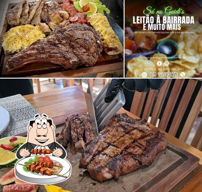 Comida em Guidi's SteakHouse