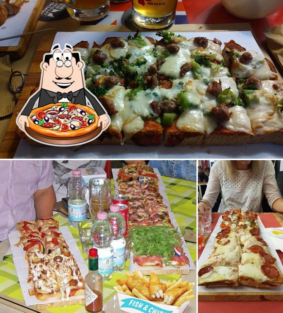 Ordina tra le molte varianti di pizza