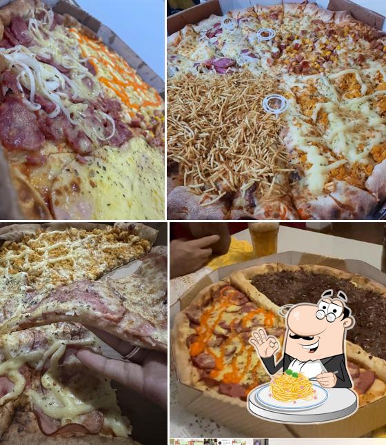 Espaguete carbonara em Dona Pizza