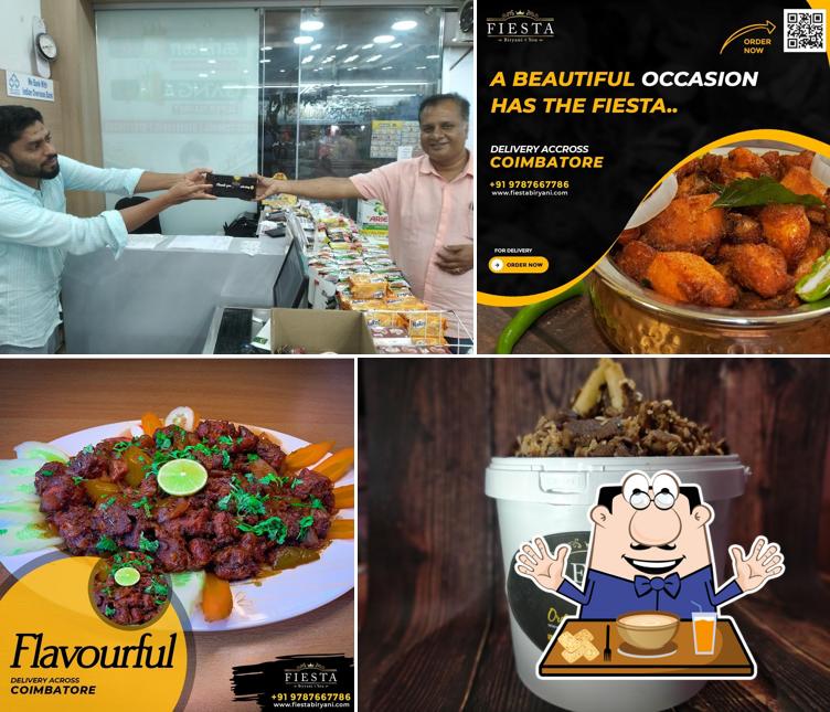 Food at Fiesta Biiryani