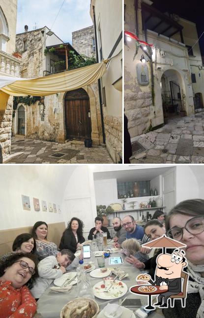 Mo È Osteria si caratterizza per la esterno e tavolo da pranzo