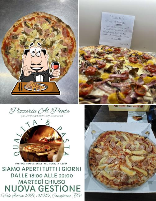 Scegli una pizza a Pizzeria Al Ponte