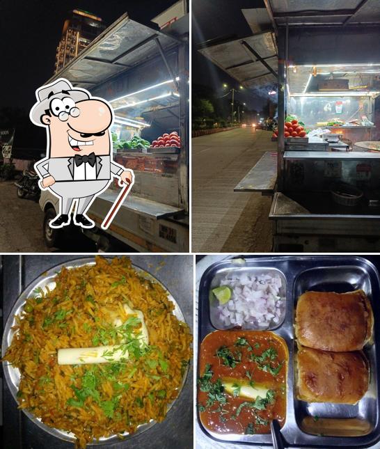 Check out how Shree shreenath ji pao-bhaji and pulao center looks outside