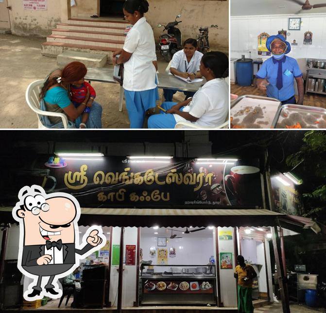 The interior of Venkateswara Snacks Corner