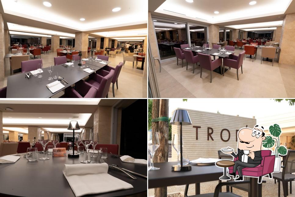 Gli interni di Trofì Restaurant