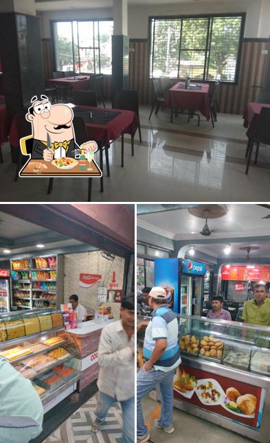 This is the image showing food and interior at Camp Corner Tea & Snacks