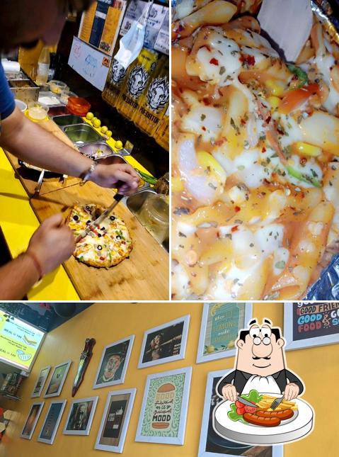 The picture of food and interior at Heaven Shot