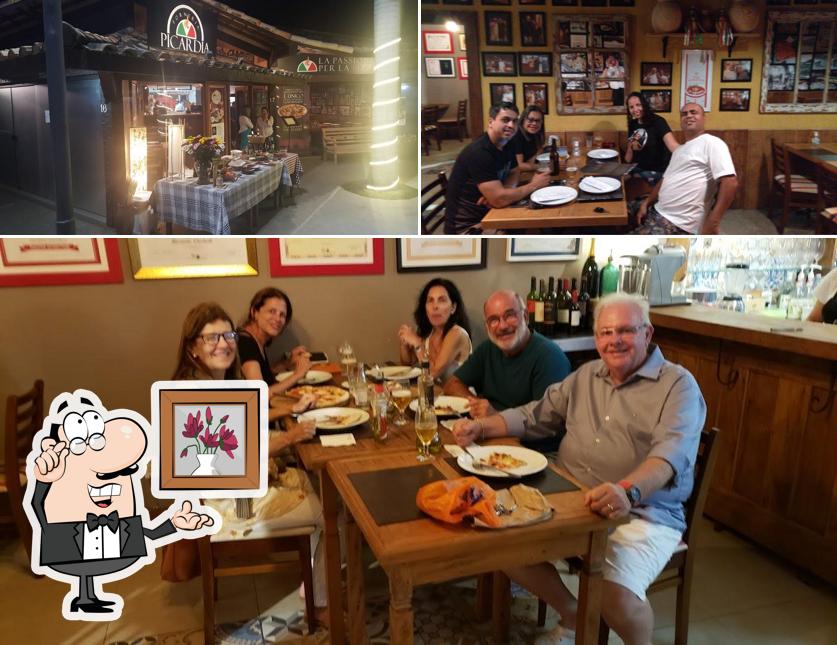 O interior do Forneria Picardia