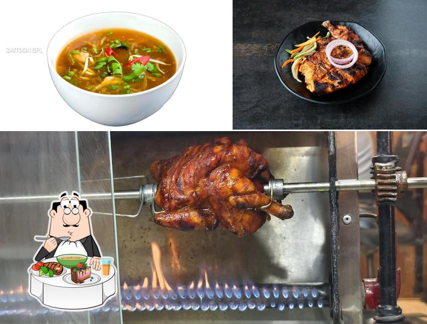 Hot and sour soup at Zaitoon Restaurant Indo Arab Family Restaurant