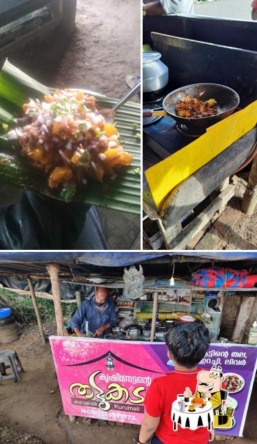 The picture of food and interior at Krishnettante Kada