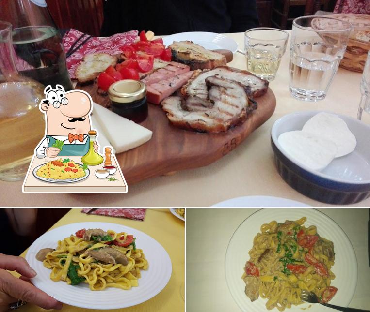 Cibo al Trattoria Le Scalette Nemi