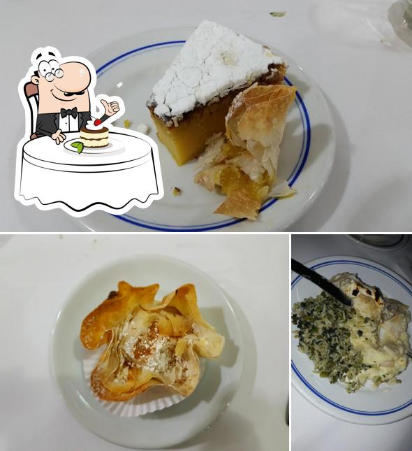 Rei do Bacalhau - (Tijuca) provê uma seleção de sobremesas