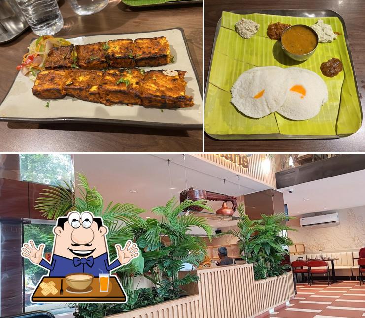 The restaurant's food and interior
