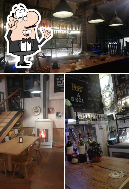 Gli interni di Stone Rose Bistrò