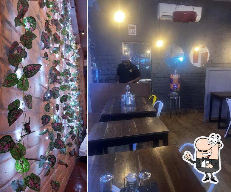 The interior of The Old Mirchi Biryani