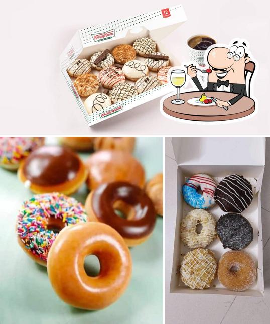 Food at Krispy Kreme Doughnuts & Coffee