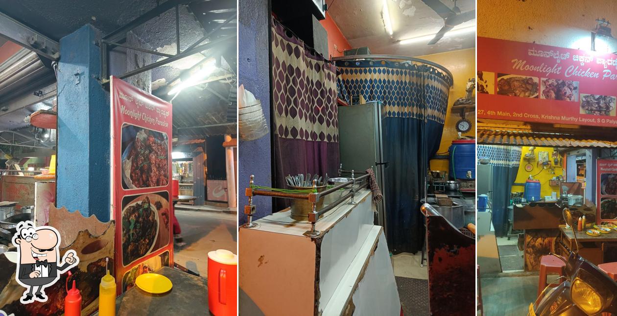 The interior of Moonlight Chicken Paradise