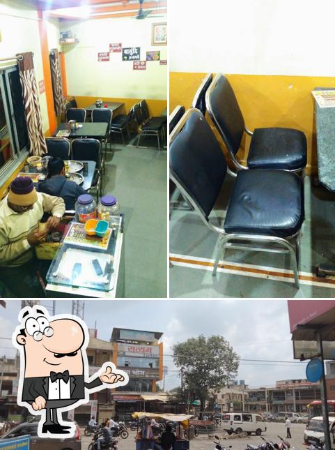 Among different things one can find interior and exterior at Satyam Restaurant