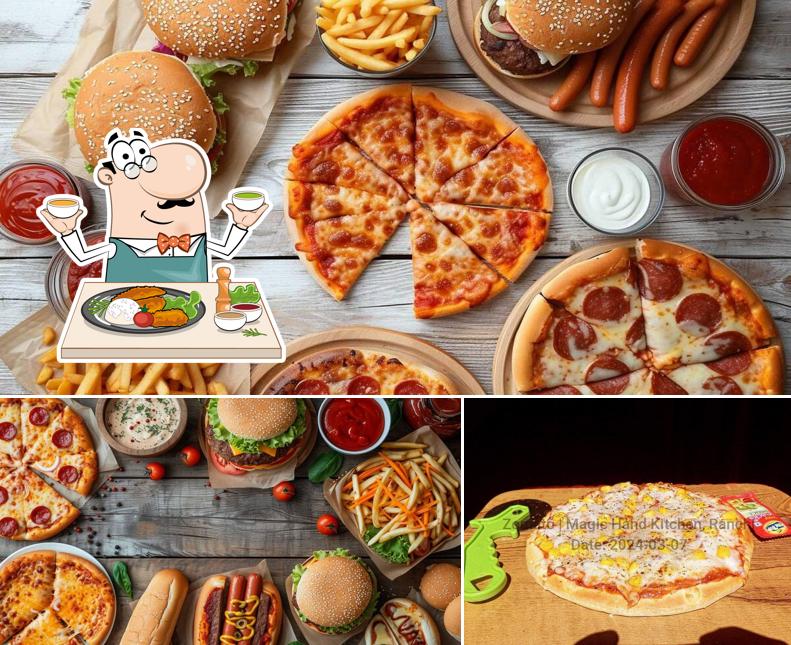 Food at The Pizza Planet