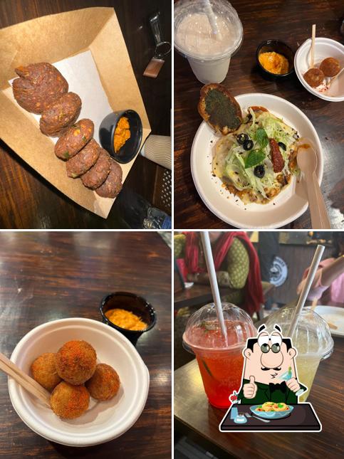 Food at Crossroads Cafe