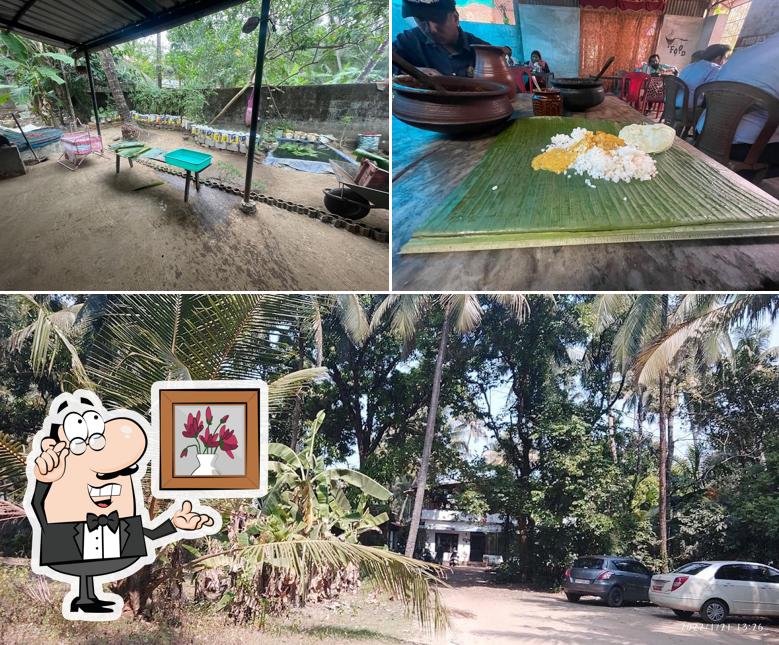 The image of interior and exterior at Kaavu Hotel കാവ് ഹോട്ടൽ