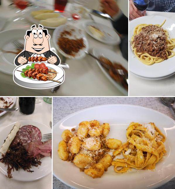 Cibo al Trattoria al Cavallino