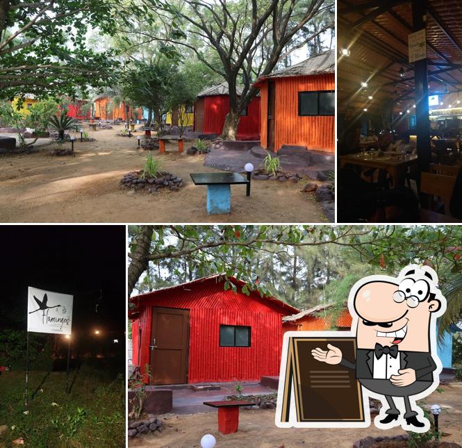 Enjoy the view at the outside area of Deja Blue Resort