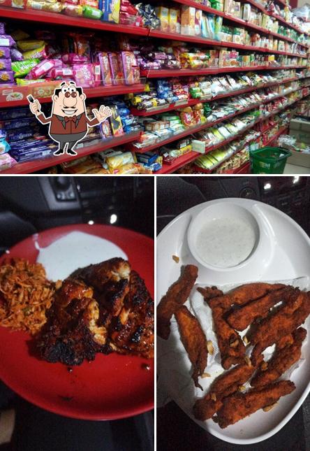 Food at Misbah Supermarket