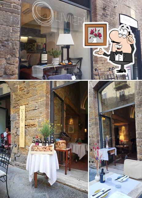 Gli interni di Olivieri Bistrot