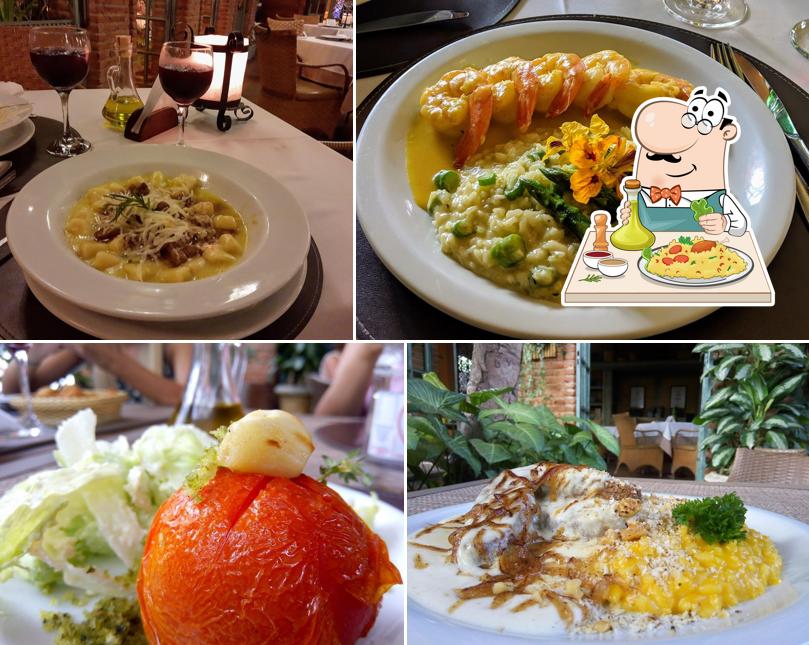 Platos en Villa Tevere