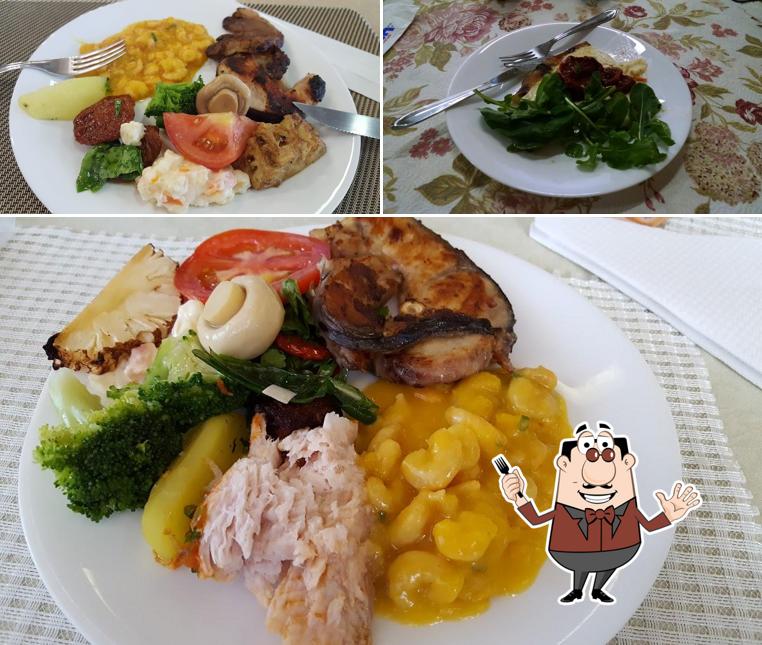 Comida em Restaurante Dom Vergilio