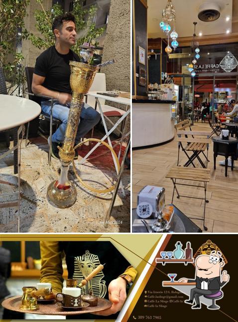 Gli interni di Caffè La Sfinge