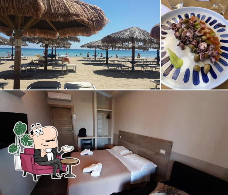 Agua Beach si caratterizza per la interni e cibo