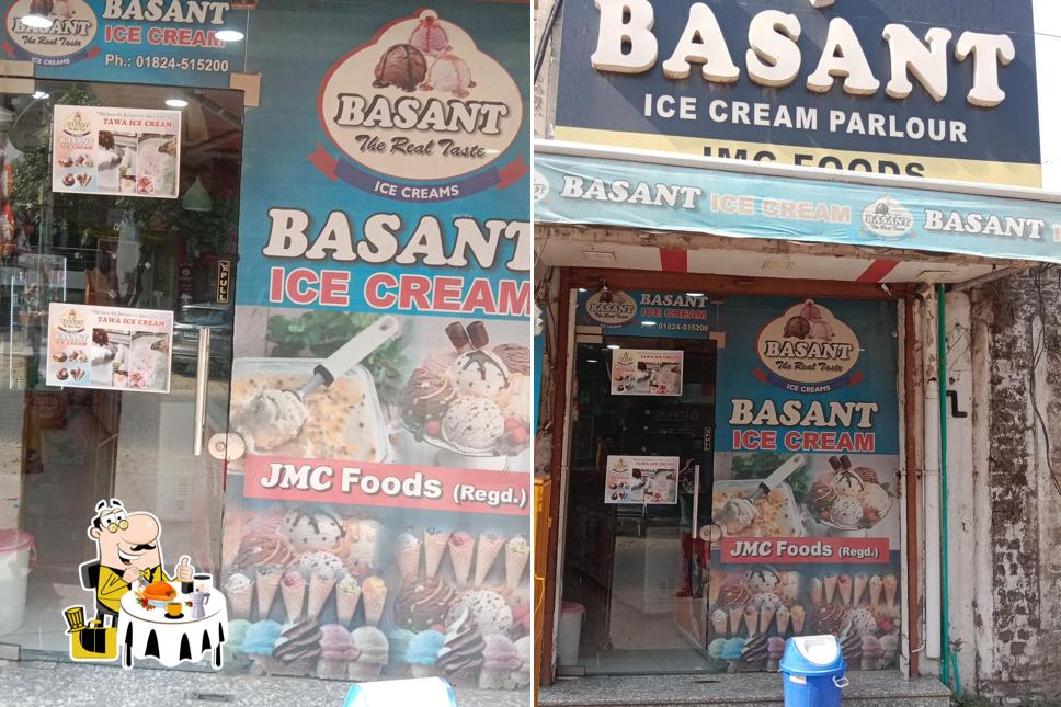 Food at Basanti Ice Cream Parlour
