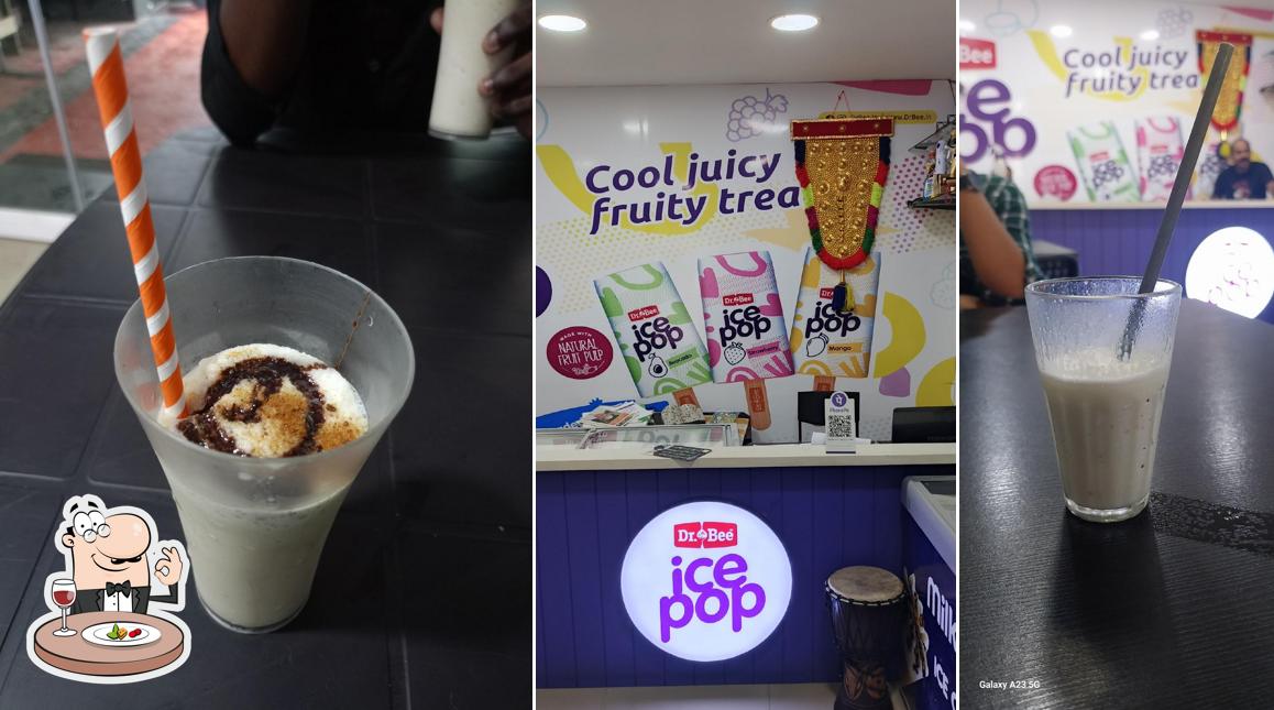 Meals at icepop art café