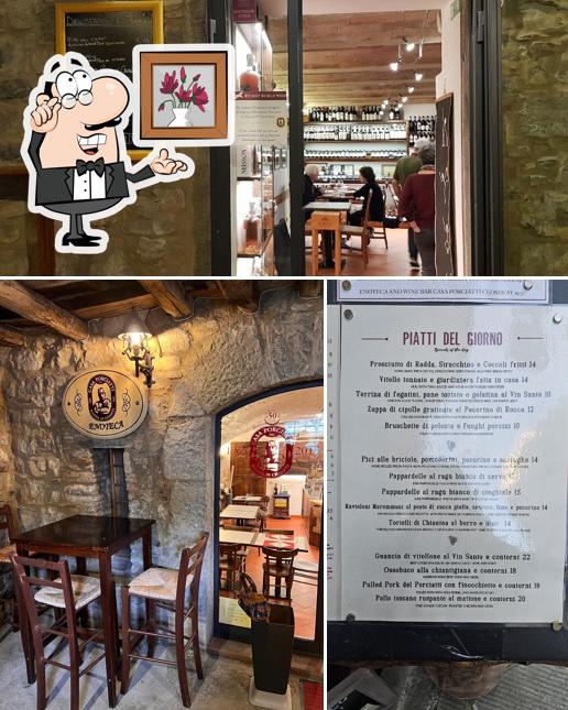 Dai un'occhiata agli interni di Enoteca e Wine Bar Casa Porciatti