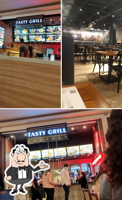 Veja imagens do interior do Tasty Grill Express