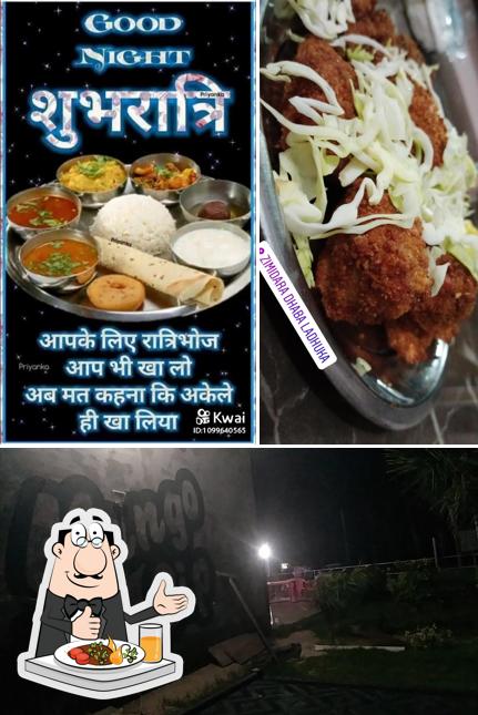 Take a look at the image showing food and exterior at Zimidara Dhaba sudh vashnu Ladhuka