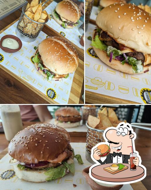 Burger Factory Dona Paula’s burgers will suit different tastes